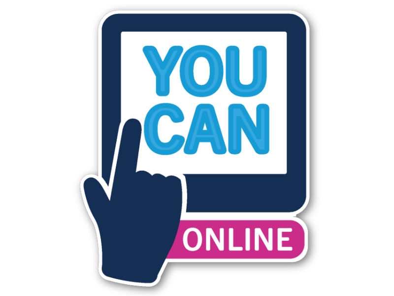 You can online