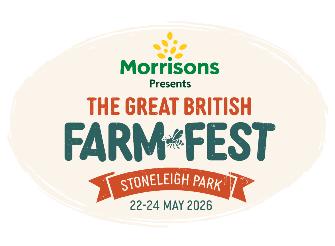 Logo for Farm-Fest, sponsored by Morrisons