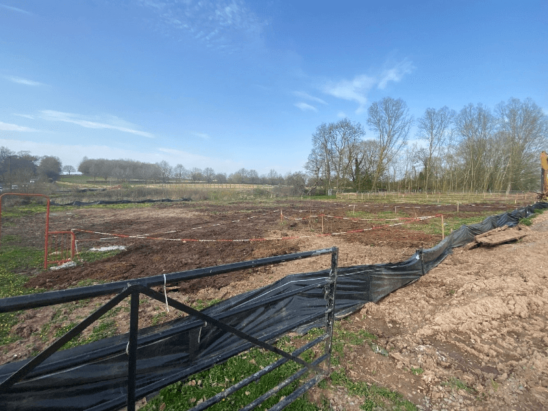 Grouting Works and Vegetation Clearance (Wet Woodlands Area near Finham Brook)