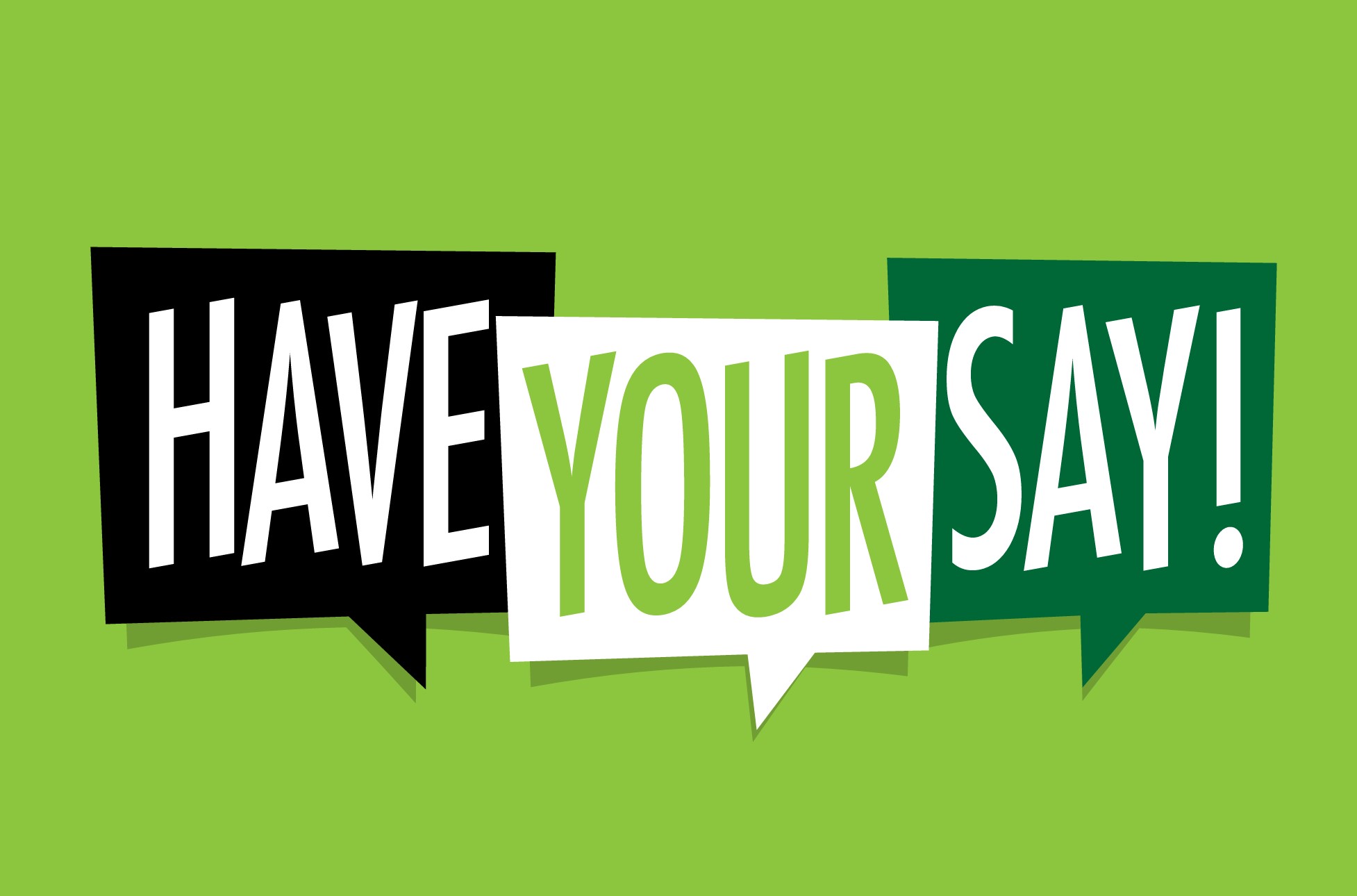 Have your say logo