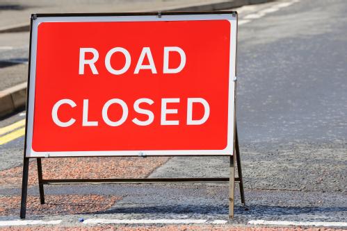 Road Closure Sign