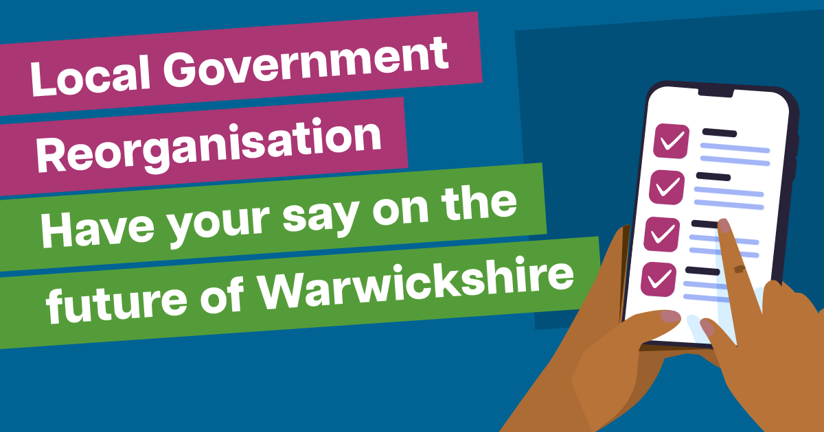 Local government reorganisation survey flyer