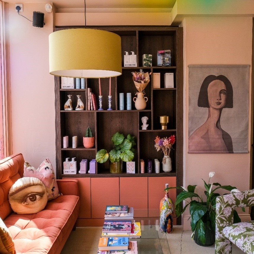 Interior of Massarella and jones shop