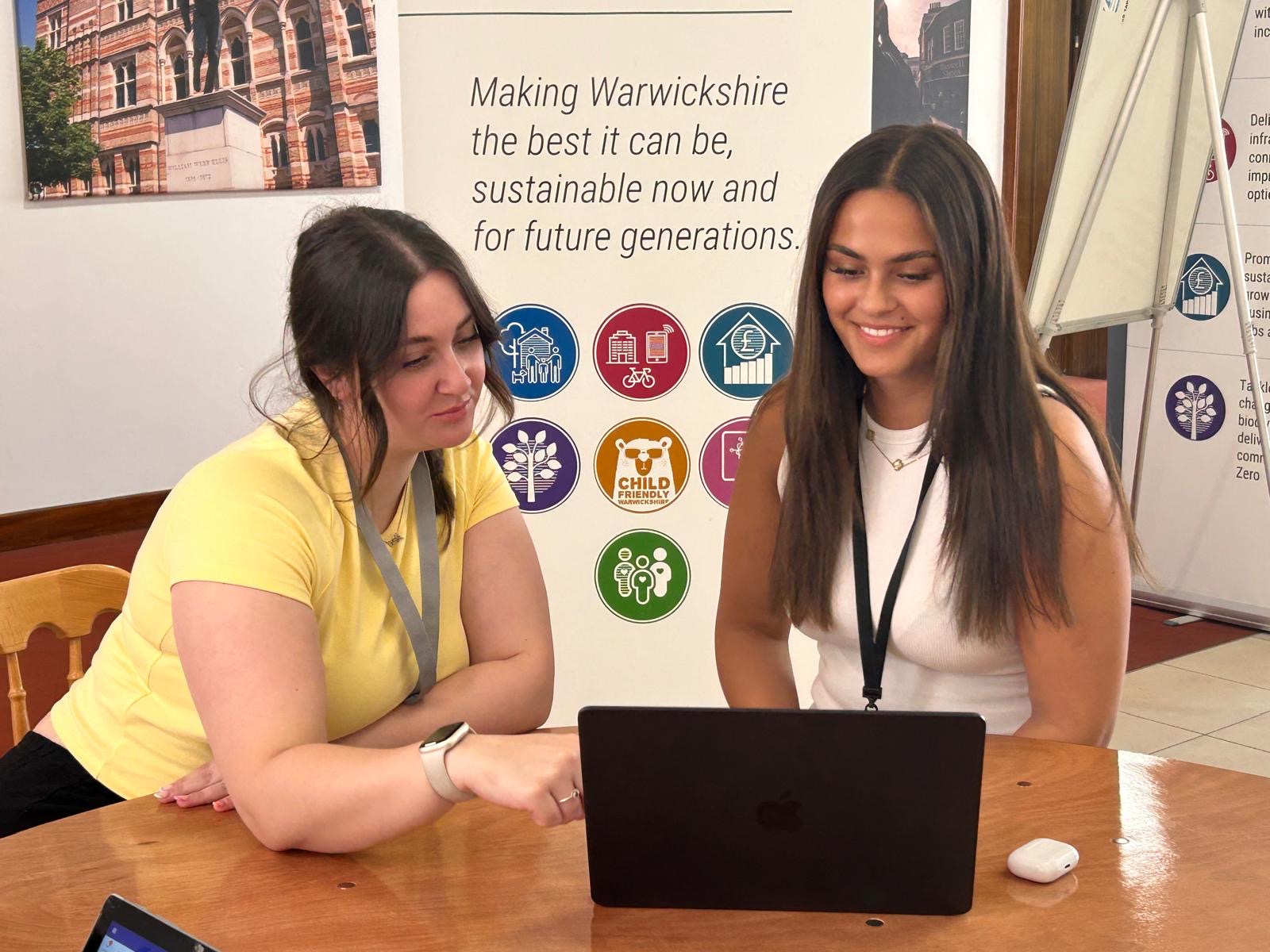 Mia Shah, during her work experience
