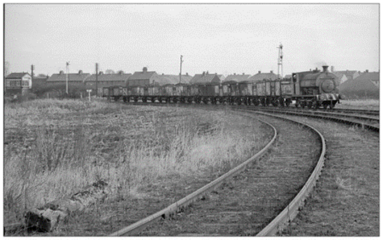 Old steam train used for transporting coal