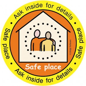 safe place sticker
