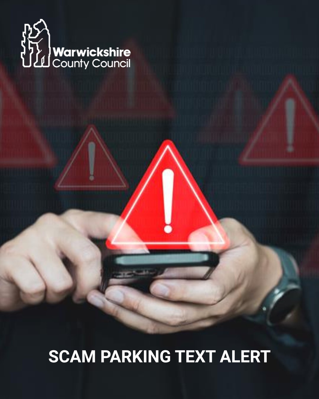 scam parking text warning