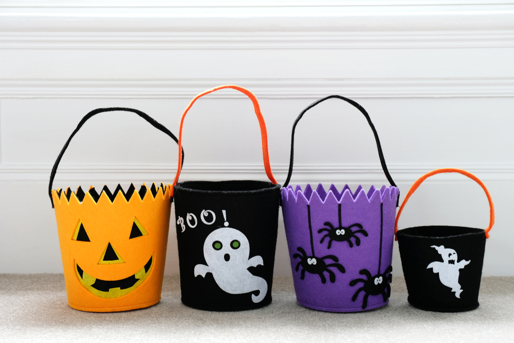 halloween trick or treat buckets