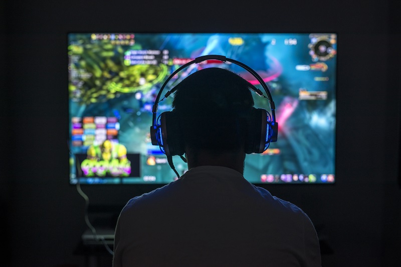 Young person gaming