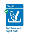 Smoking tips - always remember to put your cigarette out fully
