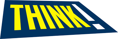 Think! road safety logo
