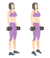 Calf raises exercise