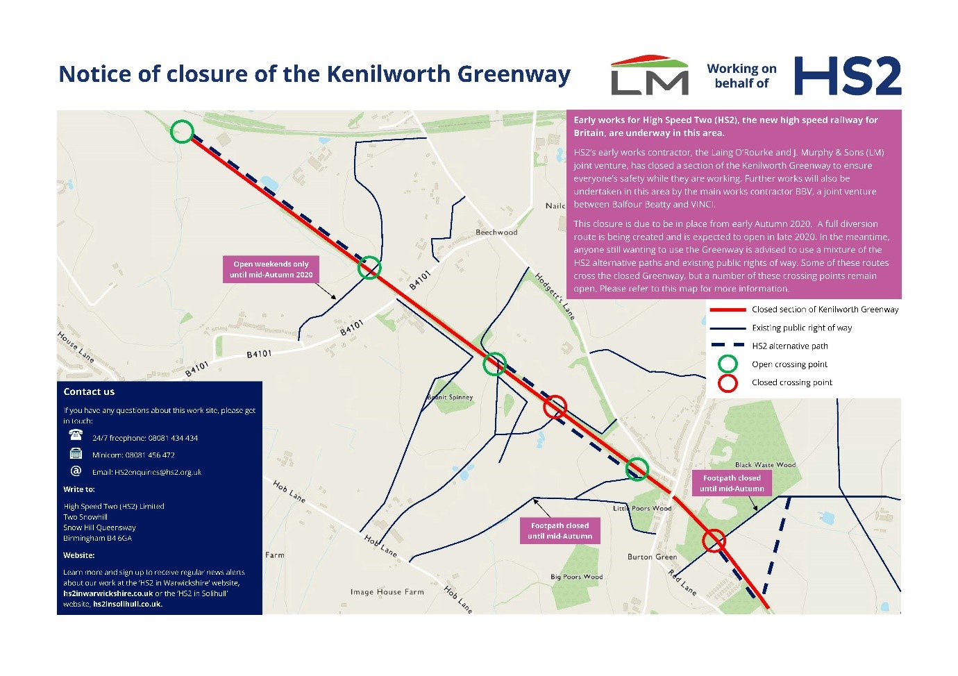 Kenilworth Greenway Country parks